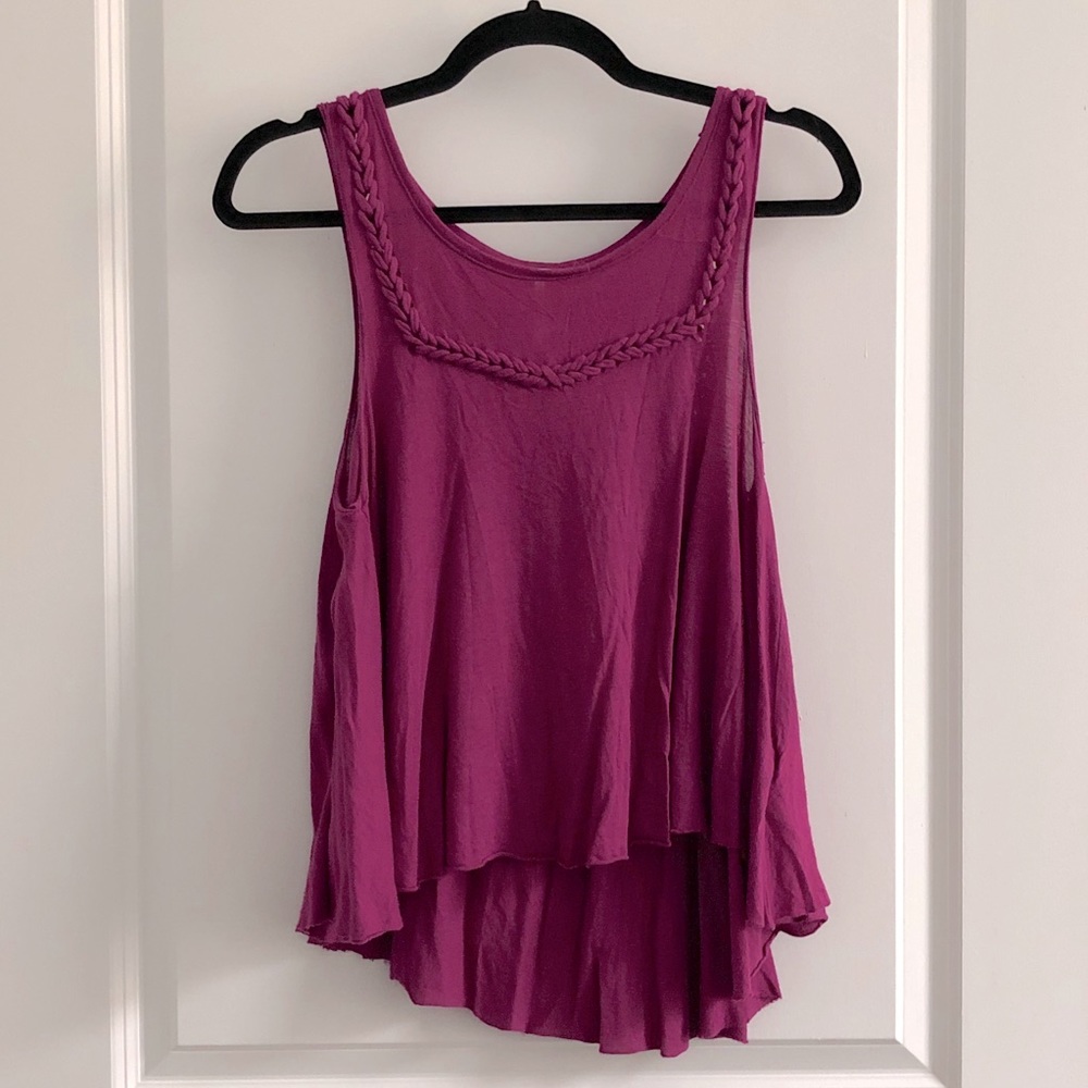 Free people high-low tank